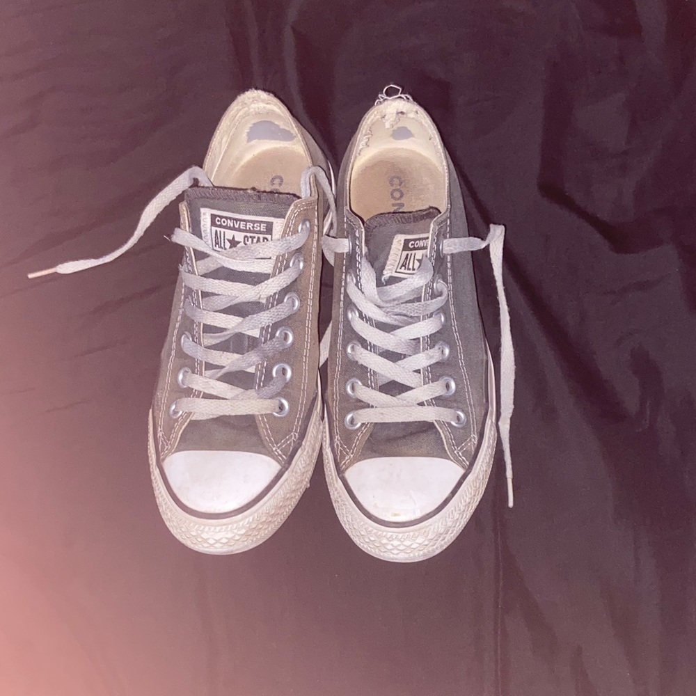 Converse Charcoal Low-Top Sneakers